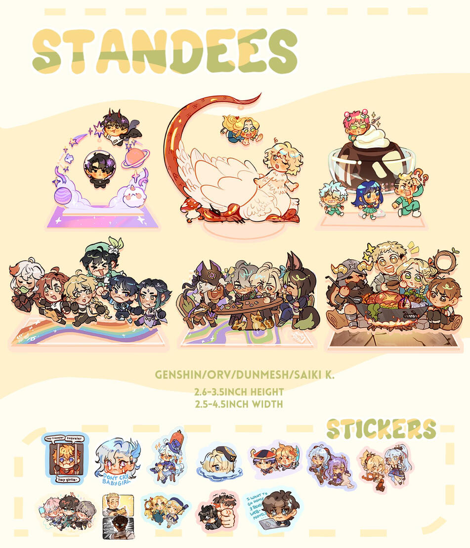 4: Standees